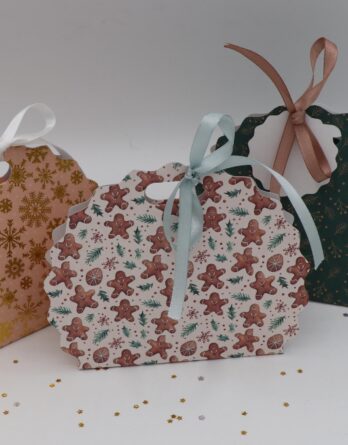 Boîte cadeau motif Noël